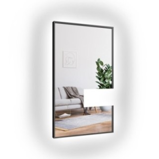 Oglindă modernă cu ramă și decupaj pentru dulap cu iluminare cu LED 1503