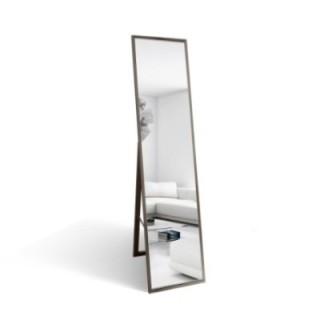Oglindă de podea pentru dressing, în ramă elegantă din lemn - 2801 - culoarea ramei la alegere