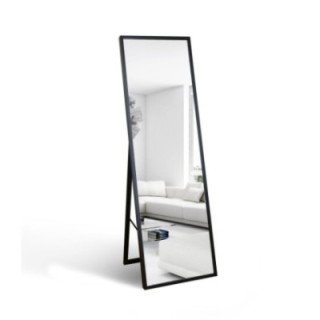 Oglindă de podea pentru dressing, în ramă subțire din lemn - 3005 - culoarea ramei la alegere