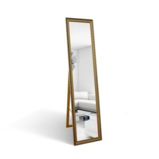 Oglindă de podea în ramă decorativă din lemn - 4001 - culoarea ramei la alegere