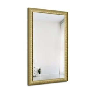Oglindă modernă cu ramă din lemn bogat - 7005 - culoarea ramei la alegere