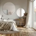 Set de oglinzi rotunde pentru baie - SET CERC