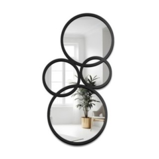 Oglindă decorativă cu ramă neagră din MDF - BELM - culoarea ramei la alegere