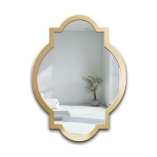 Oglindă de perete în stil retro, cu ramă - CHARM