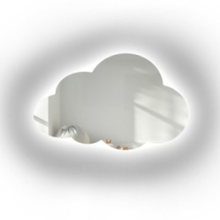 Oglindă pentru camera copiilor în formă de nor cu iluminare – CLOUD LED