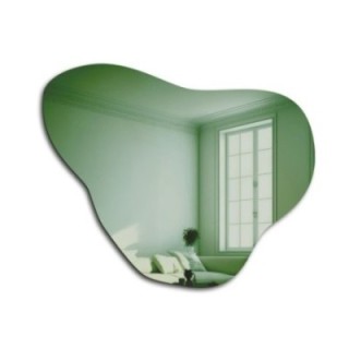 Oglindă verde neregulată - EMERALD GREEN