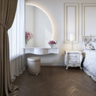 Oglindă de baie semicirculară cu marginea inferioară tăiată și iluminare LED – HELENA LED