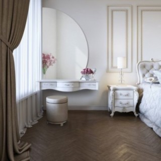 Oglindă de baie semicirculară cu marginea inferioară tăiată – HELENA