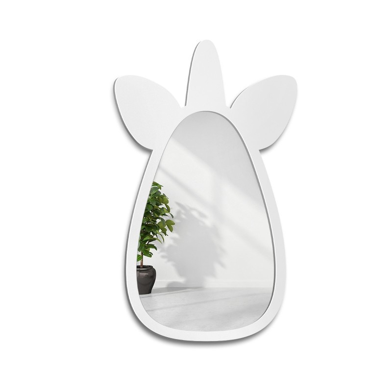 Oglindă decorativă de perete pentru copii în ramă MDF - UNICORN
