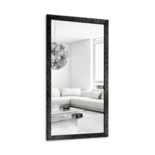 Oglindă Glamour cu ramă neagră lucioasă - 8002001