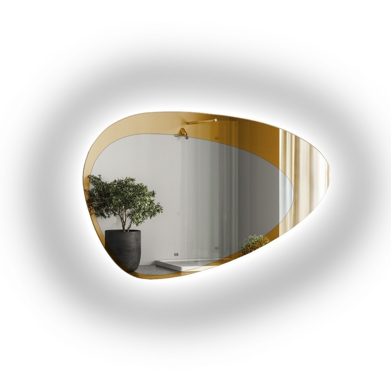 Oglindă de formă organică cu iluminare - KALCYT LED
