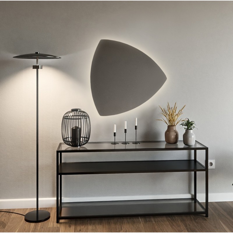 Oglindă de baie triunghiulară cu iluminare - KARO LED