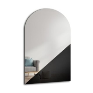 Oglindă decorativă semiovală mare - KRIS