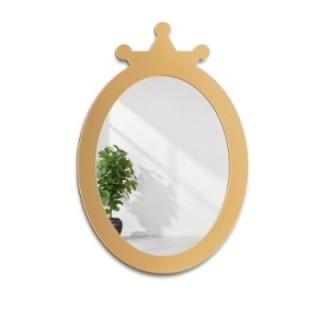 Oglindă decorativă de perete pentru copii în ramă MDF - PRINŢESĂ