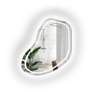 Oglindă de baie cu formă neregulată - KWARC LED II