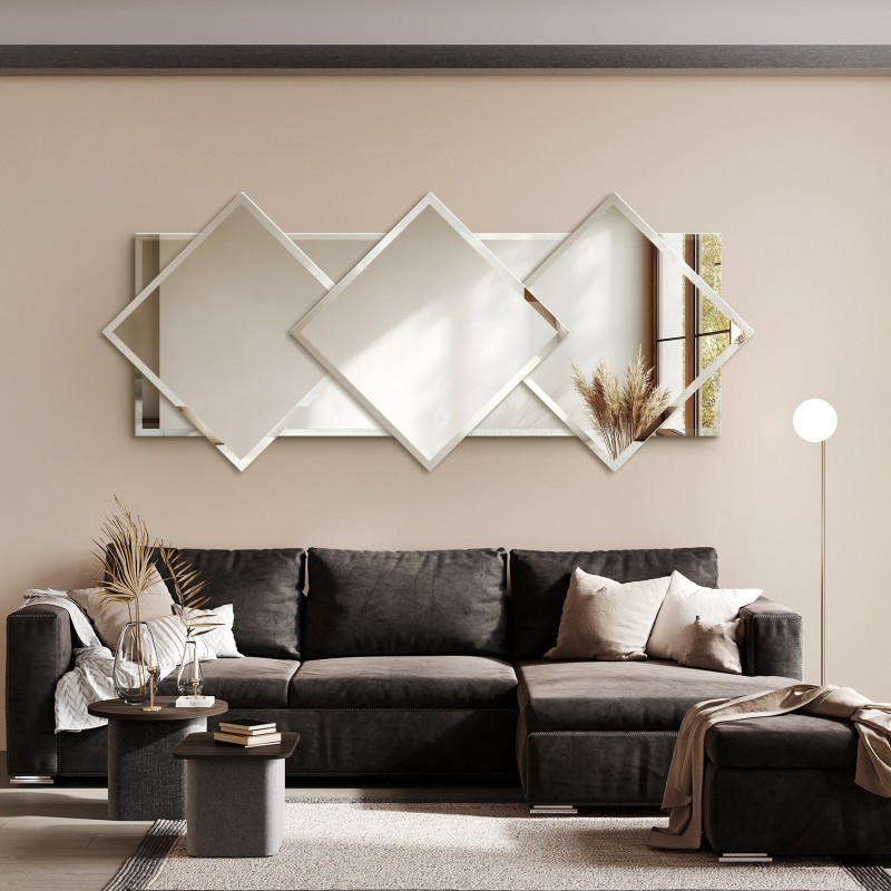 Oglindă decorativă cu oglinzi conice - OXANA