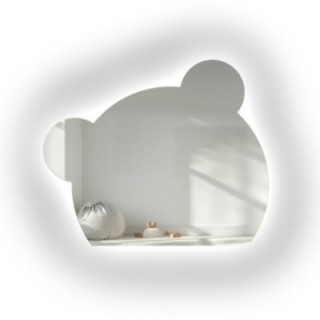 Oglindă pentru baia copiilor cu iluminare – PANDA LED