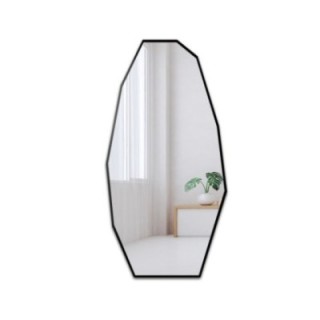 Oglindă decorativă cu o formă organică ascuțită într-o ramă - PIRYT ÎN CADRU