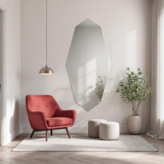 Oglindă decorativă cu formă organică ascuțită - RIOLIT
