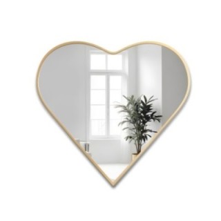 Oglindă în ramă MDF - HEART - culoarea ramei la alegere