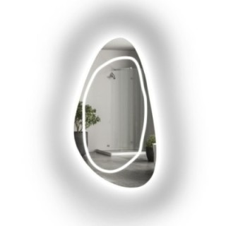 Oglindă de formă neregulată cu iluminare - SYDERYT LED III