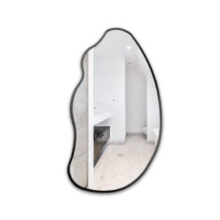 Oglindă în formă organică în ramă - TOPAZA IN FRAME