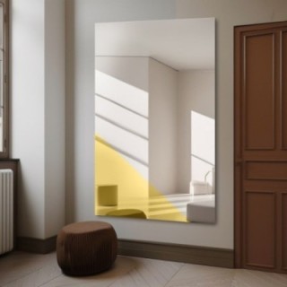 Panou decorativ mare colorat cu oglindă - TORI