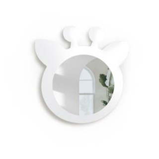 Oglindă decorativă de perete pentru un copil într-un cadru mdf - Girafa