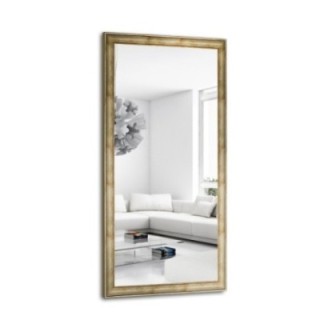 Oglindă cu ramă din lemn auriu – 5401008
