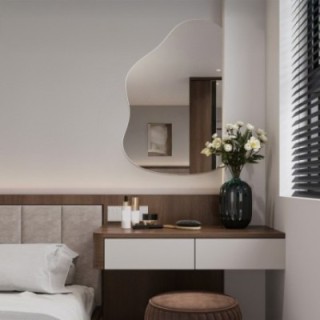 Oglindă organică cu marginea tăiată - STONE MARGINE TĂIATĂ
