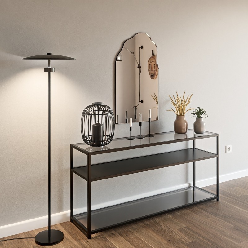 Oglindă decorativă semiovală cu formă organică - AURO 1