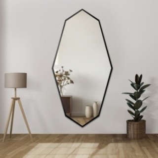 Oglindă decorativă cu formă organică ascuțită în ramă - RIOLIT ÎN CADRU
