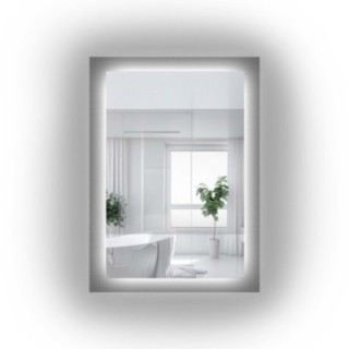 Oglindă dreptunghiulară pe sticlă ornamentală Master Point cu iluminare - LUXORA SOLEIL LED