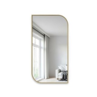 Oglindă cu ramă aurie din MDF SLIM - LACRIMĂ - culoarea ramei la alegere