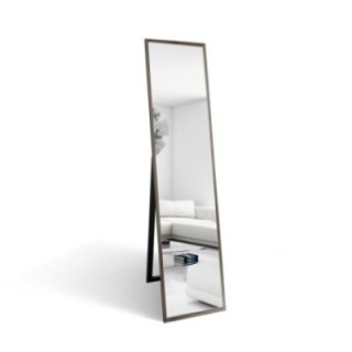 Oglindă de podea pentru dressing, în ramă elegantă din lemn - 2801 - culoarea ramei la alegere