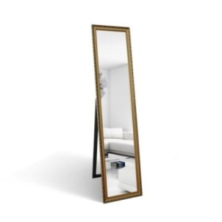 Oglindă de podea în ramă decorativă din lemn - 4001 - culoarea ramei la alegere