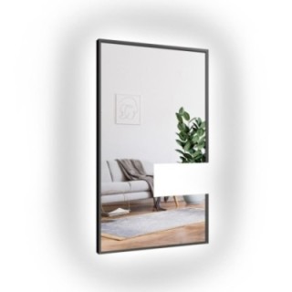Oglindă modernă cu ramă și decupaj pentru dulap cu iluminare cu LED 1503