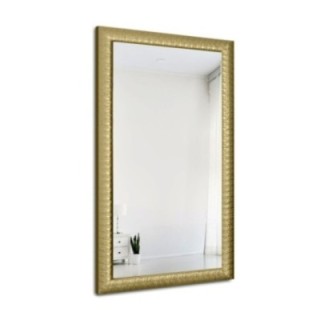 Oglindă modernă cu ramă bogată din lemn - 7005 - culoarea ramei la alegere
