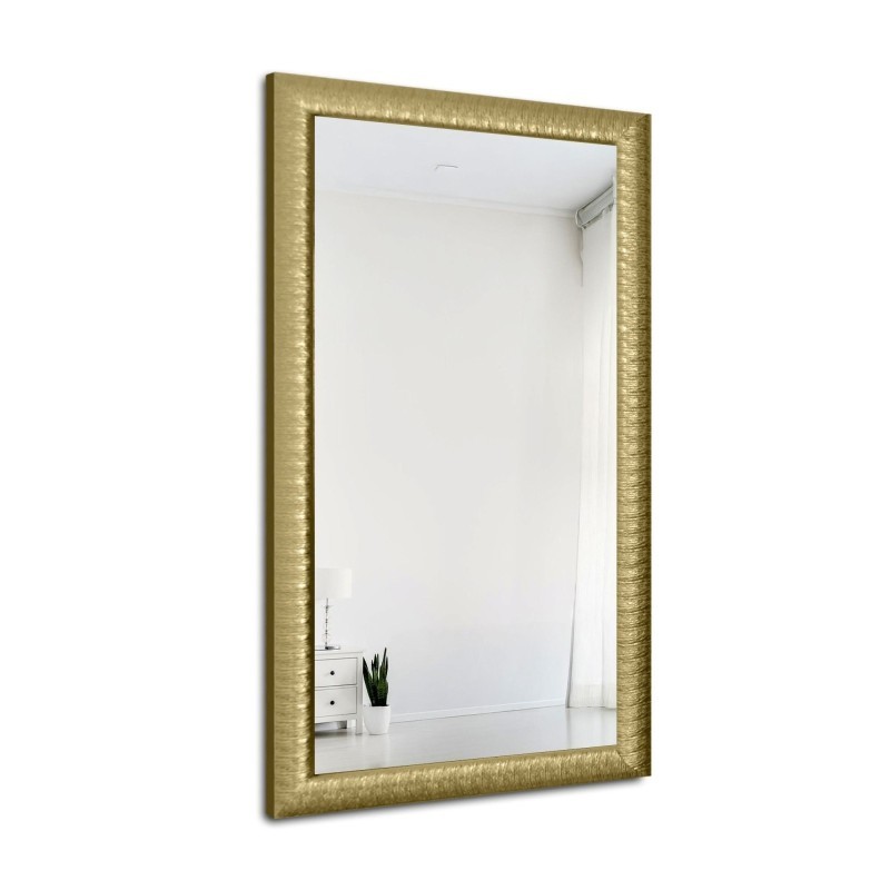 Oglindă modernă cu ramă bogată din lemn - 7005 - culoarea ramei la alegere