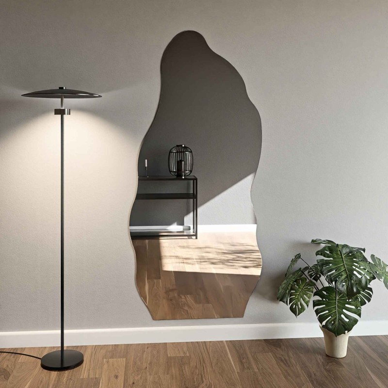 Oglindă decorativă semiovală cu formă organică - AURO 2