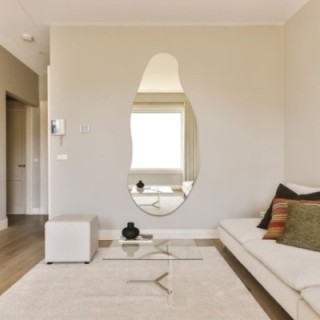 Oglindă decorativă cu o formă organică - BARYT