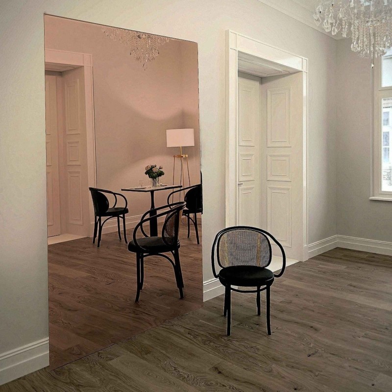 Oglindă dreptunghiulară decorativă de culoarea cuprului - DECO LA COMANDĂ