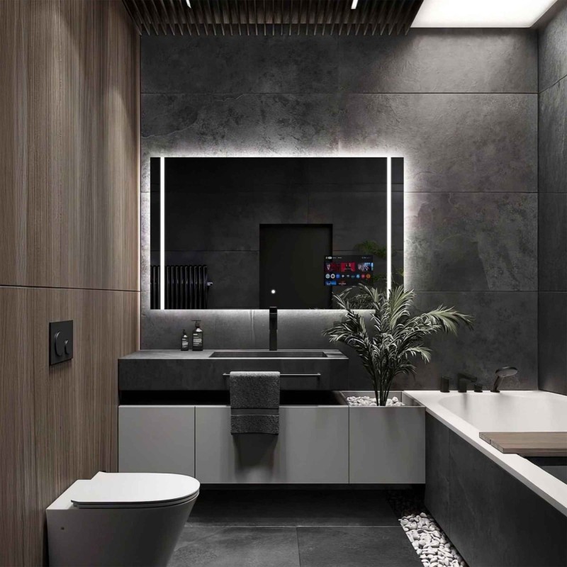 Oglindă inteligentă pentru baie cu iluminare - FLAWIA SMART LED