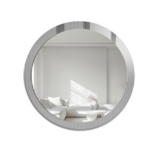 Oglindă decorativă rotundă pe sticlă ornamentală Visiosun Classic - LUXORA GLIMMER