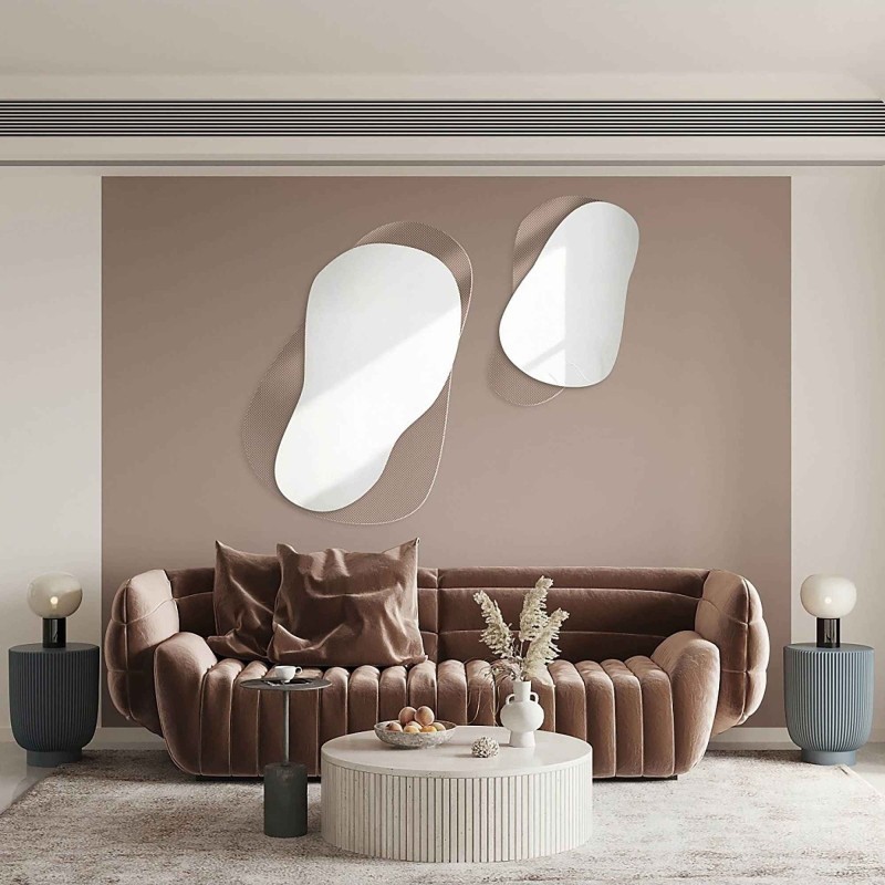 Oglinzi decorative pe sticlă ornamentală Master Point - LUXORA GRAVELO
