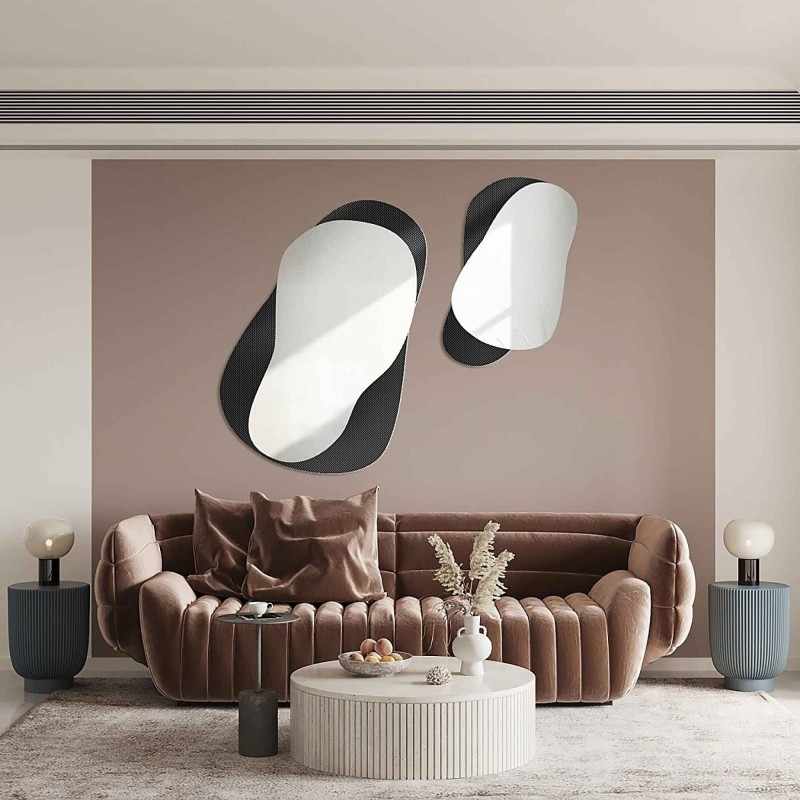 Oglinzi decorative pe sticlă ornamentală Master Point - LUXORA GRAVELO