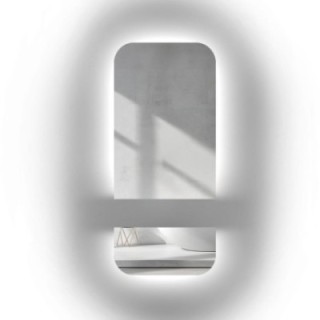 Oglindă de baie cu iluminare în două părți - GAJA LED