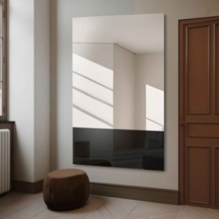 Oglindă decorativă mare cu panou colorat - LORD