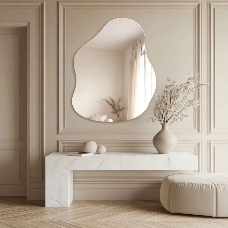 Oglindă decorativă cu formă organică - STONE