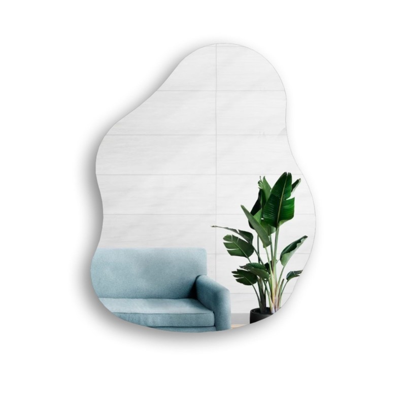 Oglindă decorativă cu formă organică - STONE